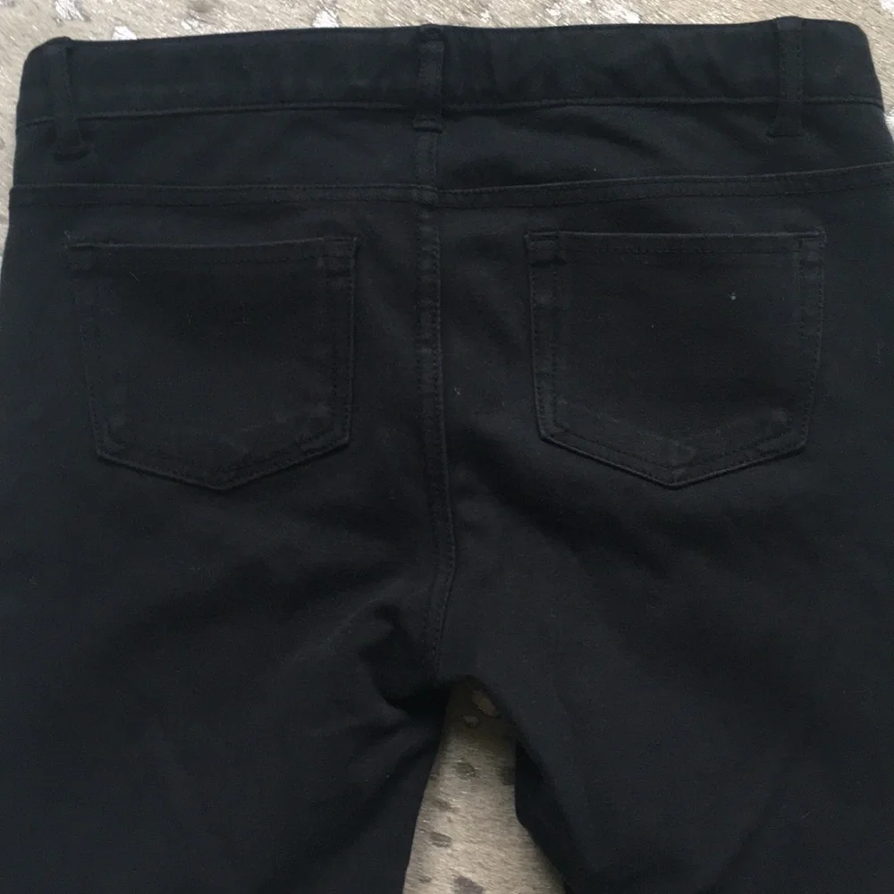 Gap girls black skinny leg jean pant